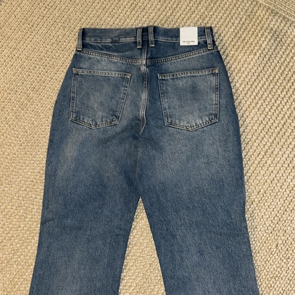 Free People High Waist Denim Shaggy Jeans Sz 27 - Picture 9 of 13